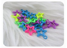 Anhänger Stern neon - Wähle deine Farbe